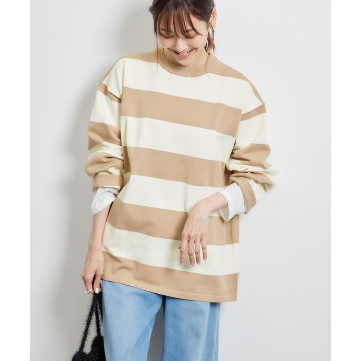 太ボーダーニットプルオーバー | ROPE' PICNIC | 詳細画像31 