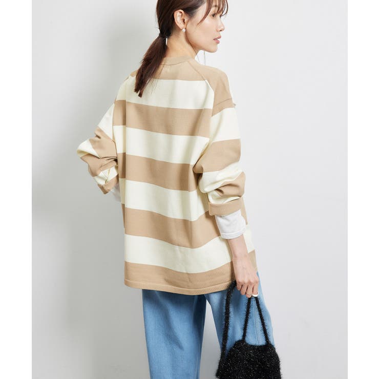 太ボーダーニットプルオーバー | ROPE' PICNIC | 詳細画像32 