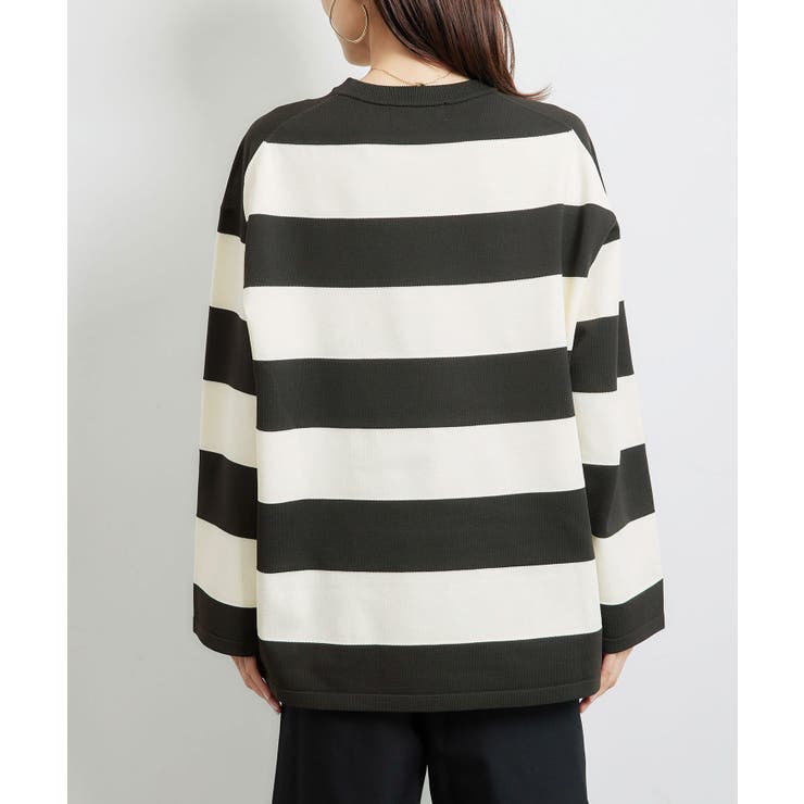 太ボーダーニットプルオーバー | ROPE' PICNIC | 詳細画像35 