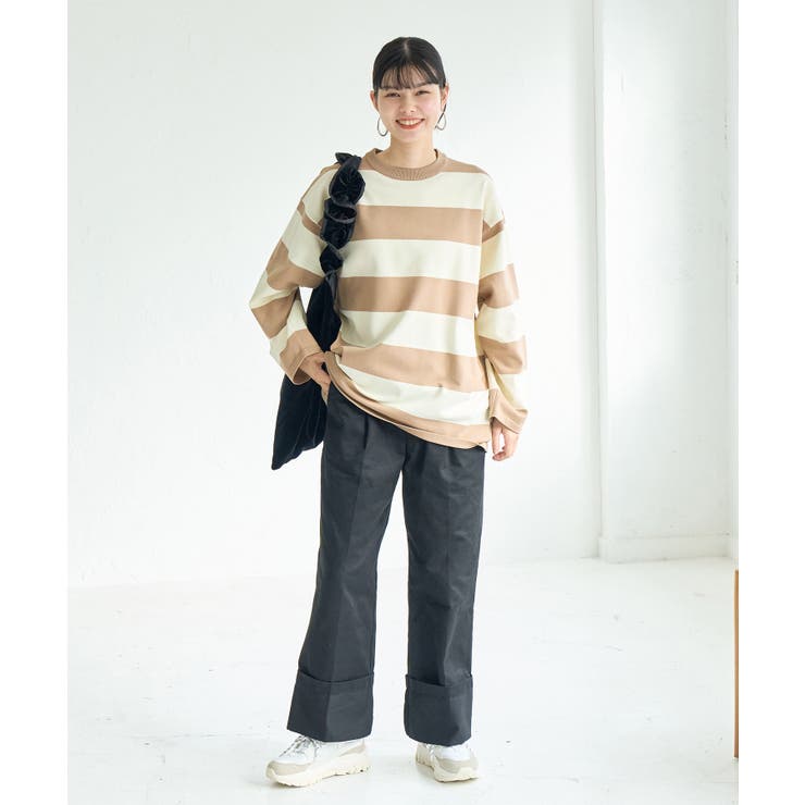 太ボーダーニットプルオーバー | ROPE' PICNIC | 詳細画像6 