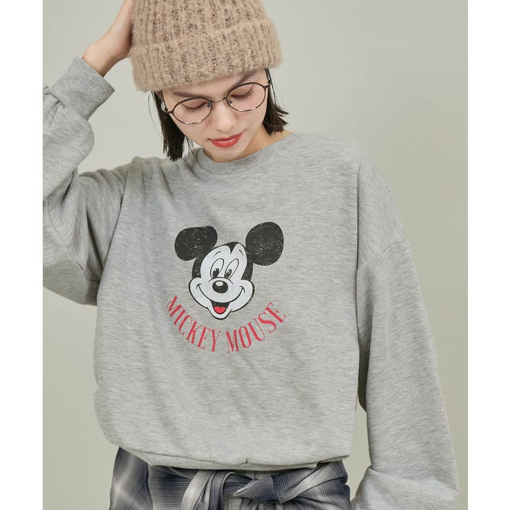 MICKEY MOUSE/プリントスウェット | ROPE' PICNIC | 詳細画像1 