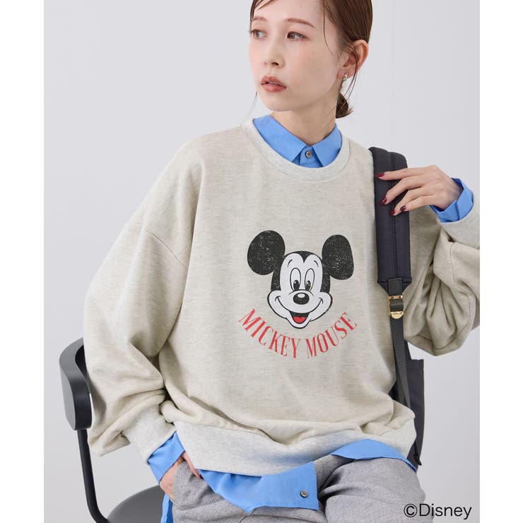 キナリ(16) | MICKEY MOUSE/プリントスウェット | ROPE' PICNIC