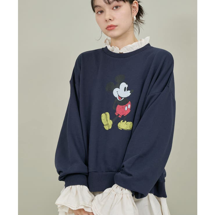 コンメイン | MICKEY MOUSE/プリントスウェット | ROPE' PICNIC