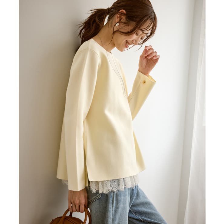 【洗濯機OK】ミラノリブニットプルオーバー | ROPE' PICNIC | 詳細画像10 