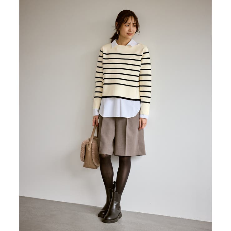 【洗濯機OK】ミラノリブニットプルオーバー | ROPE' PICNIC | 詳細画像12 