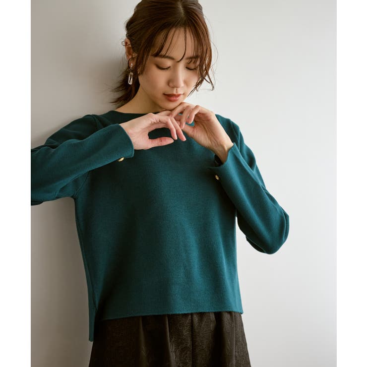 【洗濯機OK】ミラノリブニットプルオーバー | ROPE' PICNIC | 詳細画像19 