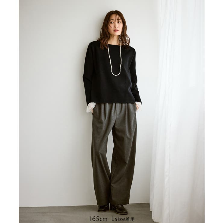 【洗濯機OK】ミラノリブニットプルオーバー | ROPE' PICNIC | 詳細画像2 