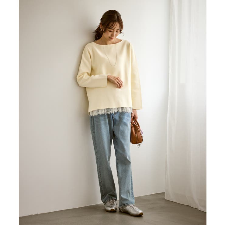 【洗濯機OK】ミラノリブニットプルオーバー | ROPE' PICNIC | 詳細画像7 