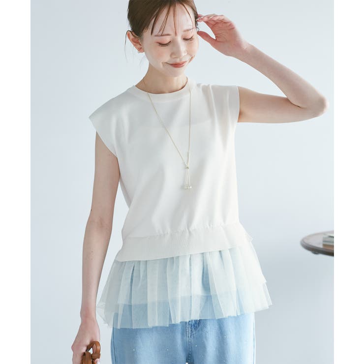 チュールドッキングプルオーバー | ROPE' PICNIC | 詳細画像11 