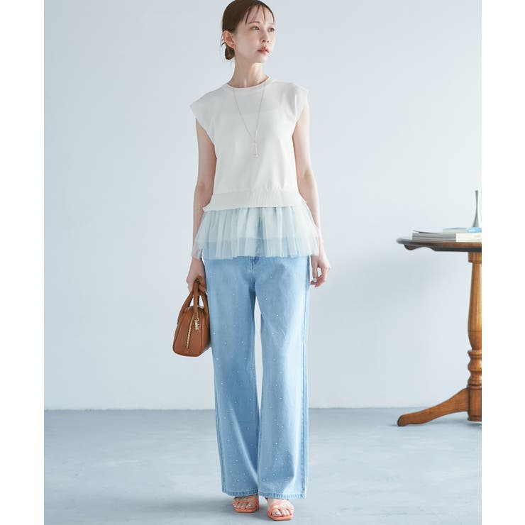 チュールドッキングプルオーバー | ROPE' PICNIC | 詳細画像6 