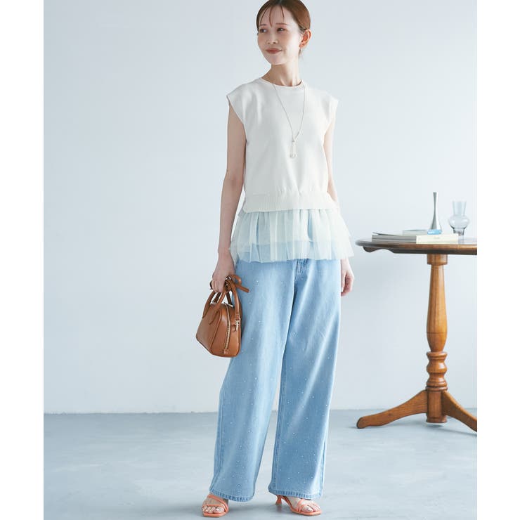 チュールドッキングプルオーバー | ROPE' PICNIC | 詳細画像7 