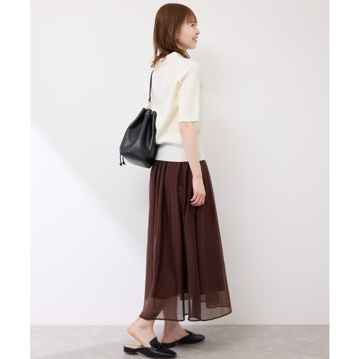 ミニケーブルハーフスリーブニットポロシャツ | ROPE' PICNIC | 詳細画像26 