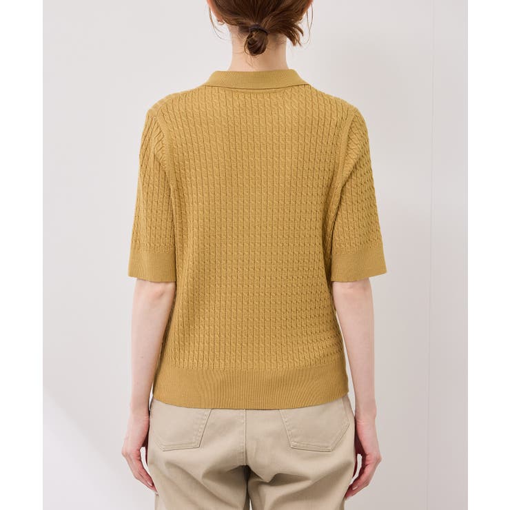 ミニケーブルハーフスリーブニットポロシャツ | ROPE' PICNIC | 詳細画像40 