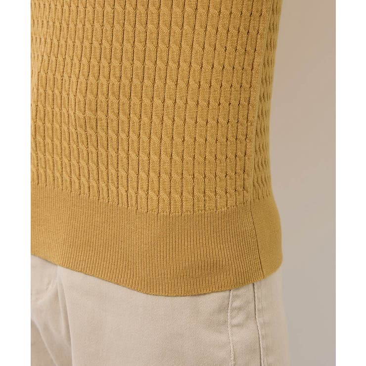 ミニケーブルハーフスリーブニットポロシャツ | ROPE' PICNIC | 詳細画像44 