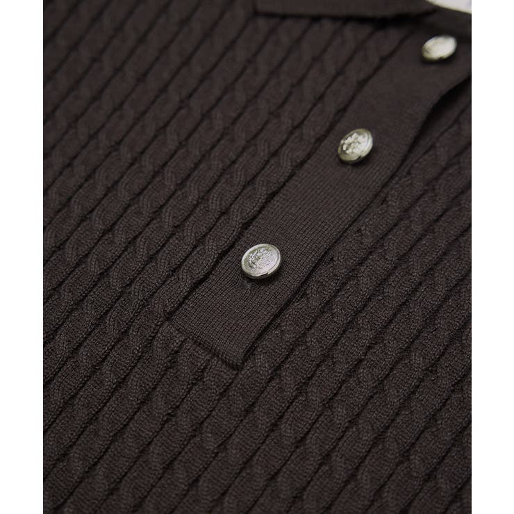 ミニケーブルハーフスリーブニットポロシャツ | ROPE' PICNIC | 詳細画像47 