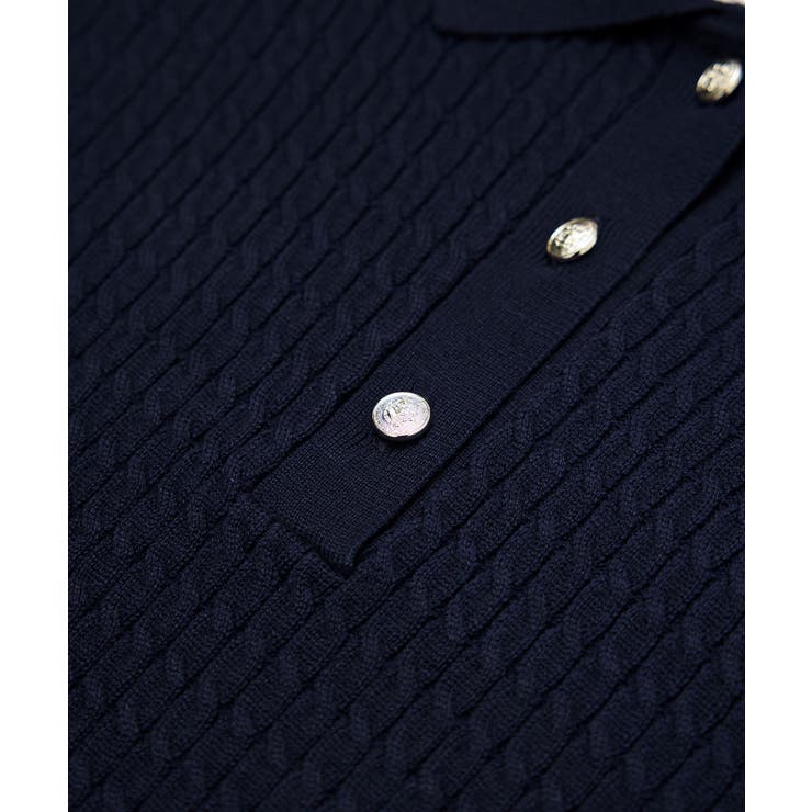 ミニケーブルハーフスリーブニットポロシャツ | ROPE' PICNIC | 詳細画像48 