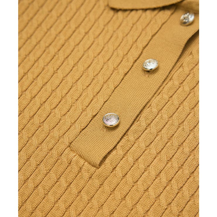 ミニケーブルハーフスリーブニットポロシャツ | ROPE' PICNIC | 詳細画像50 