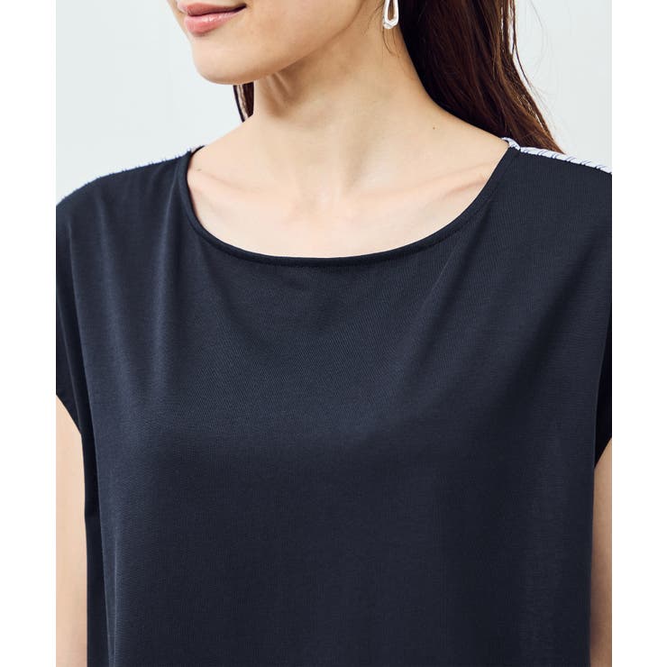 ストライプドッキングフレンチスリーブプルオーバー | ROPE' PICNIC | 詳細画像25 