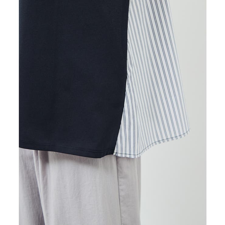 ストライプドッキングフレンチスリーブプルオーバー | ROPE' PICNIC | 詳細画像27 