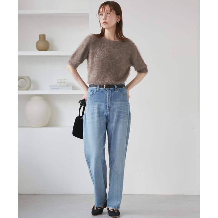 シャギーニットハーフスリーブプルオーバー | ROPE' PICNIC | 詳細画像11 