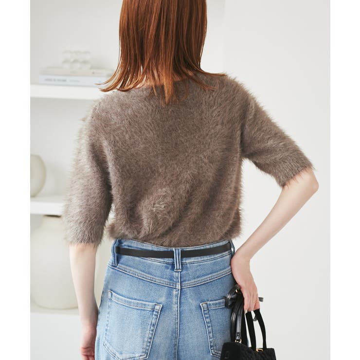 シャギーニットハーフスリーブプルオーバー | ROPE' PICNIC | 詳細画像16 