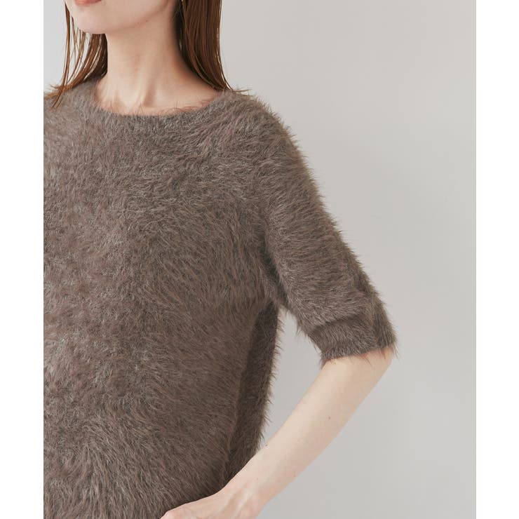 シャギーニットハーフスリーブプルオーバー | ROPE' PICNIC | 詳細画像22 