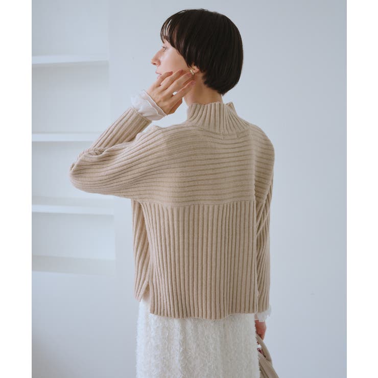 もちもちリブ切り替えニットプルオーバー/イージーケア・リンクコーデ | ROPE' PICNIC | 詳細画像17 