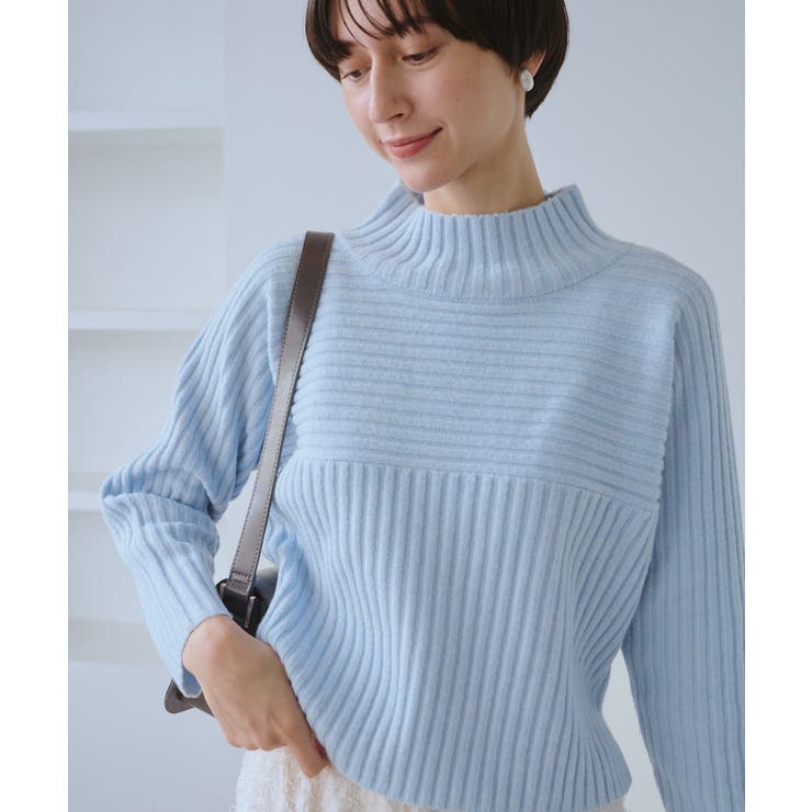 もちもちリブ切り替えニットプルオーバー/イージーケア・リンクコーデ | ROPE' PICNIC | 詳細画像20 