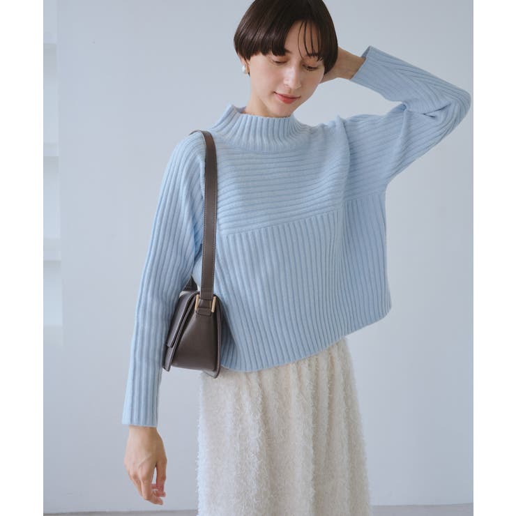 もちもちリブ切り替えニットプルオーバー/イージーケア・リンクコーデ | ROPE' PICNIC | 詳細画像21 