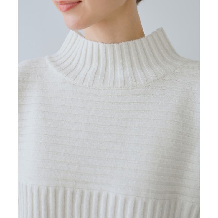 もちもちリブ切り替えニットプルオーバー/イージーケア・リンクコーデ | ROPE' PICNIC | 詳細画像32 