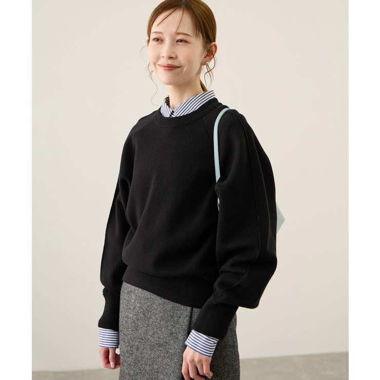 スウェットライクニットプルオーバー | ROPE' PICNIC | 詳細画像4 