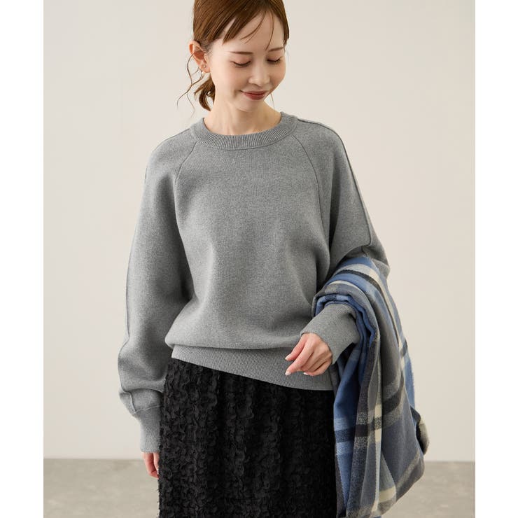 スウェットライクニットプルオーバー | ROPE' PICNIC | 詳細画像8 