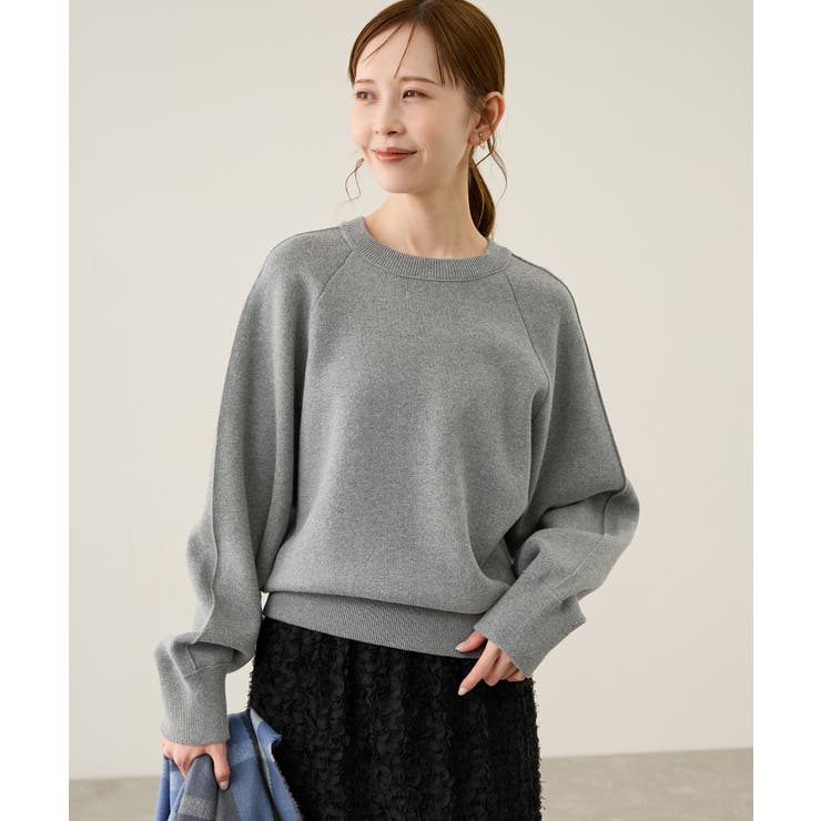 スウェットライクニットプルオーバー | ROPE' PICNIC | 詳細画像9 