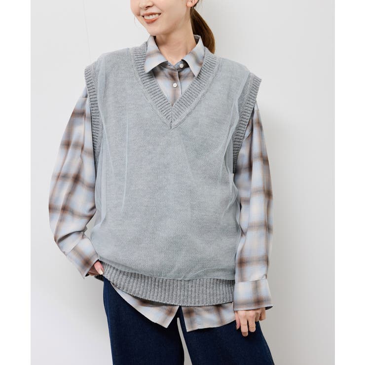 チュールドッキングベスト | ROPE' PICNIC | 詳細画像11 