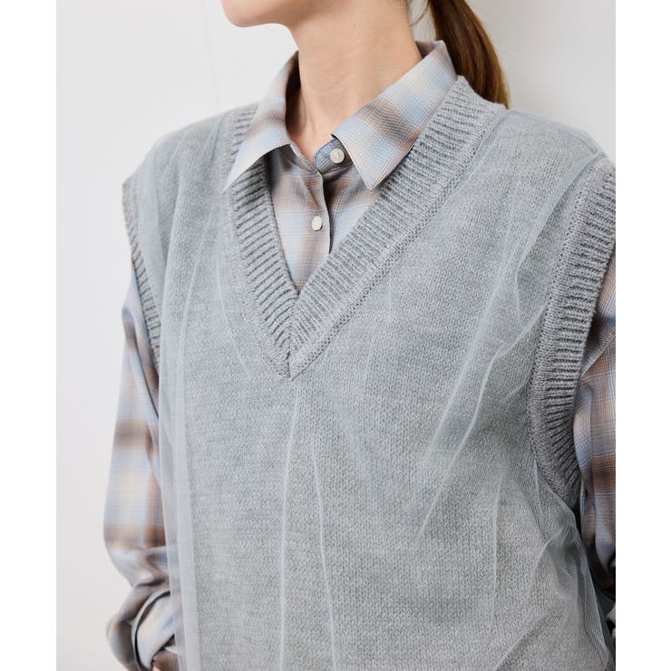 チュールドッキングベスト | ROPE' PICNIC | 詳細画像13 