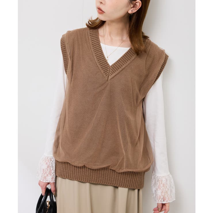 チュールドッキングベスト | ROPE' PICNIC | 詳細画像17 