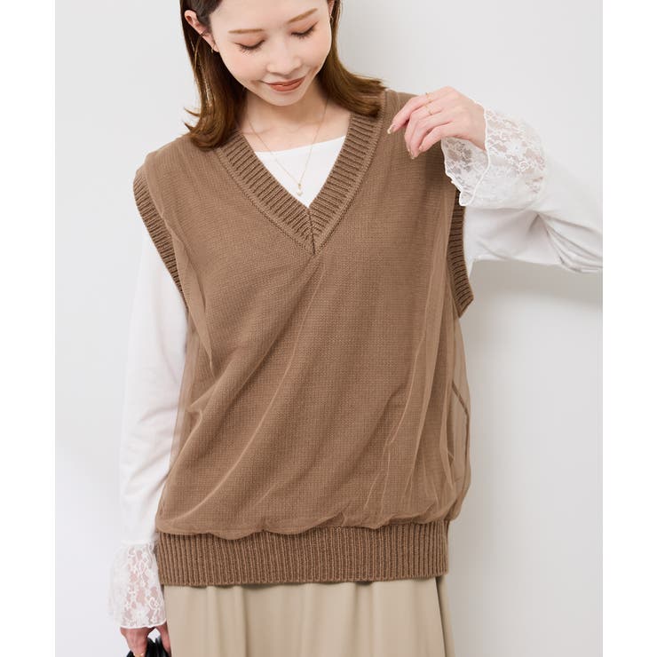 チュールドッキングベスト | ROPE' PICNIC | 詳細画像18 