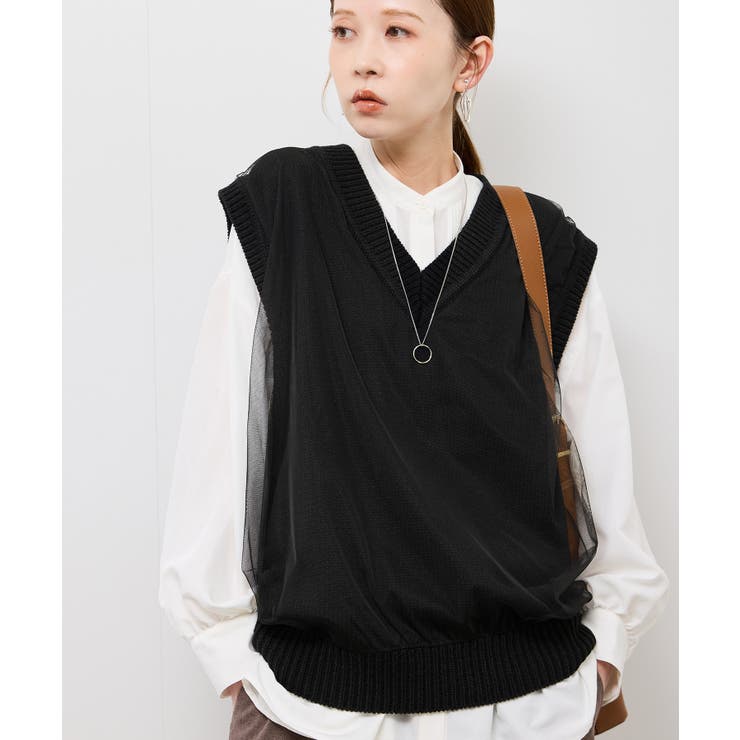 チュールドッキングベスト | ROPE' PICNIC | 詳細画像5 