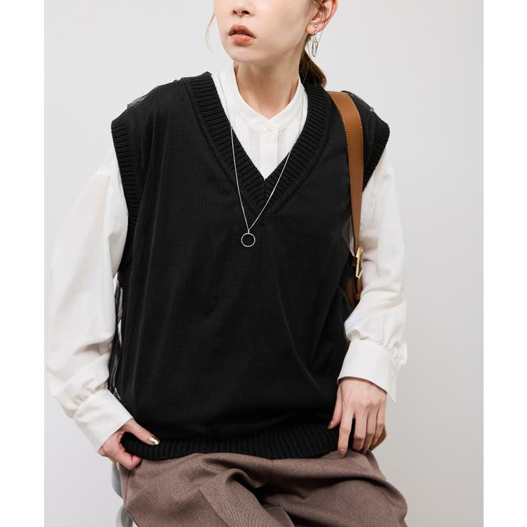 チュールドッキングベスト | ROPE' PICNIC | 詳細画像7 