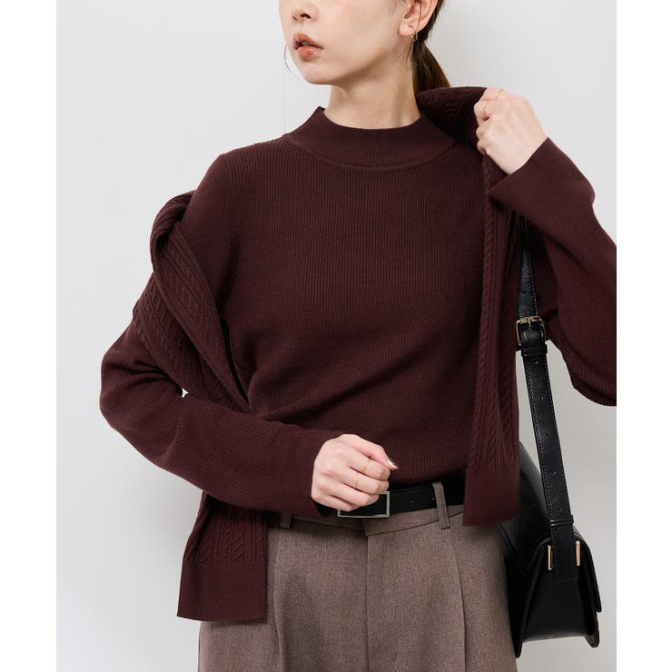 ブラウン(20) | アンチピリングプチハイネックニット/リンクコーデ | ROPE' PICNIC