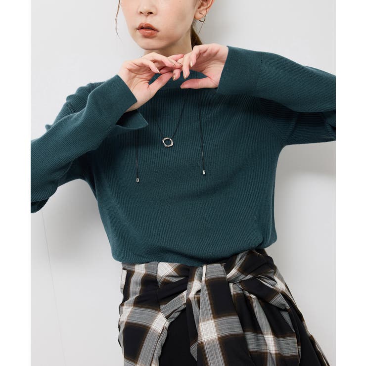 グリーン(30) | アンチピリングプチハイネックニット/リンクコーデ | ROPE' PICNIC