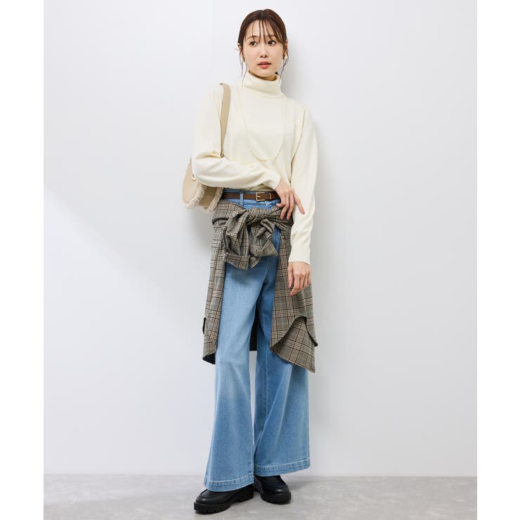 アンチピリング天竺タートルネックニットプルオーバー/イージーケア | ROPE' PICNIC | 詳細画像20 