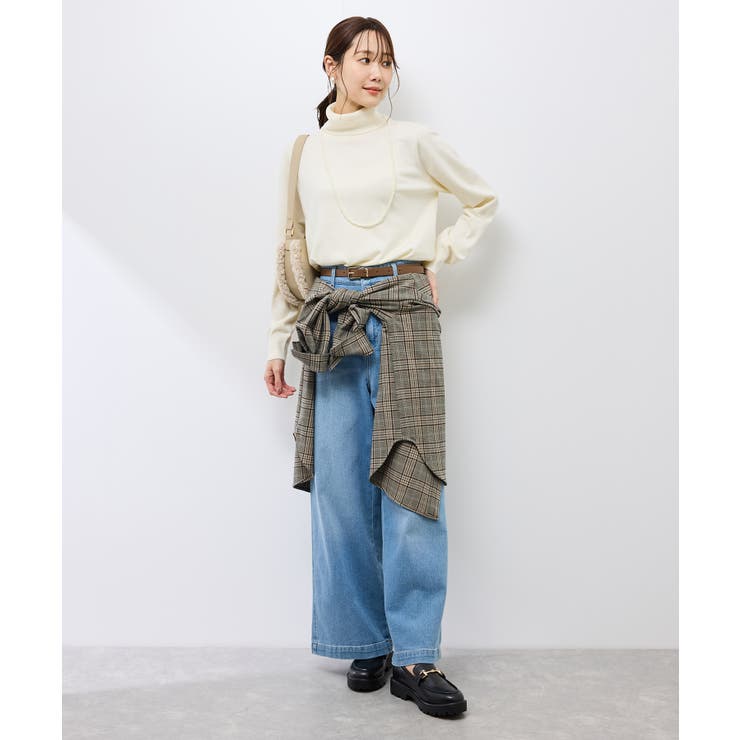 アンチピリング天竺タートルネックニットプルオーバー/イージーケア | ROPE' PICNIC | 詳細画像21 