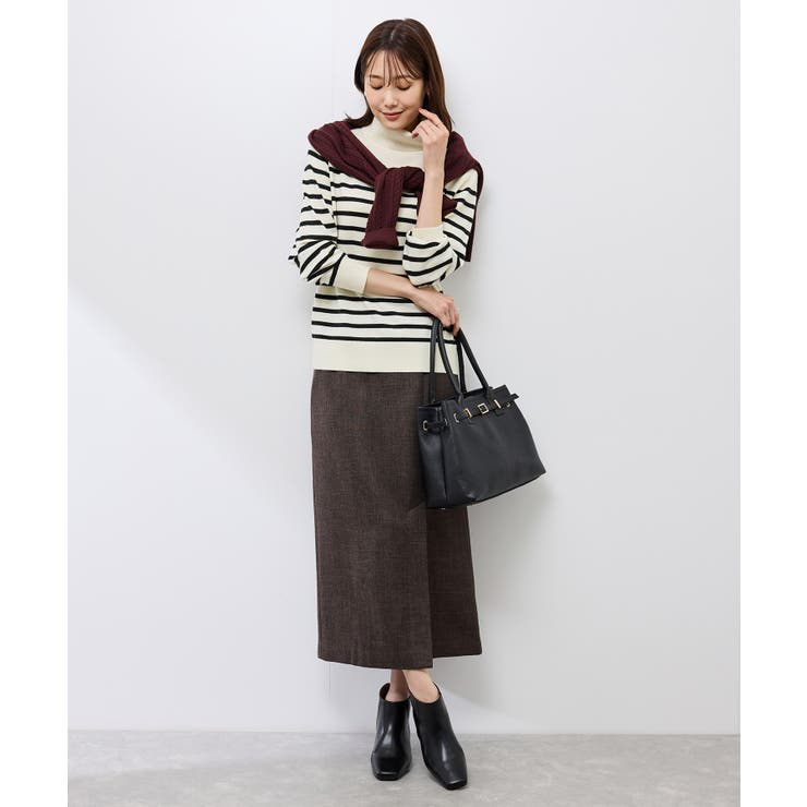 アンチピリング天竺タートルネックニットプルオーバー/イージーケア | ROPE' PICNIC | 詳細画像27 