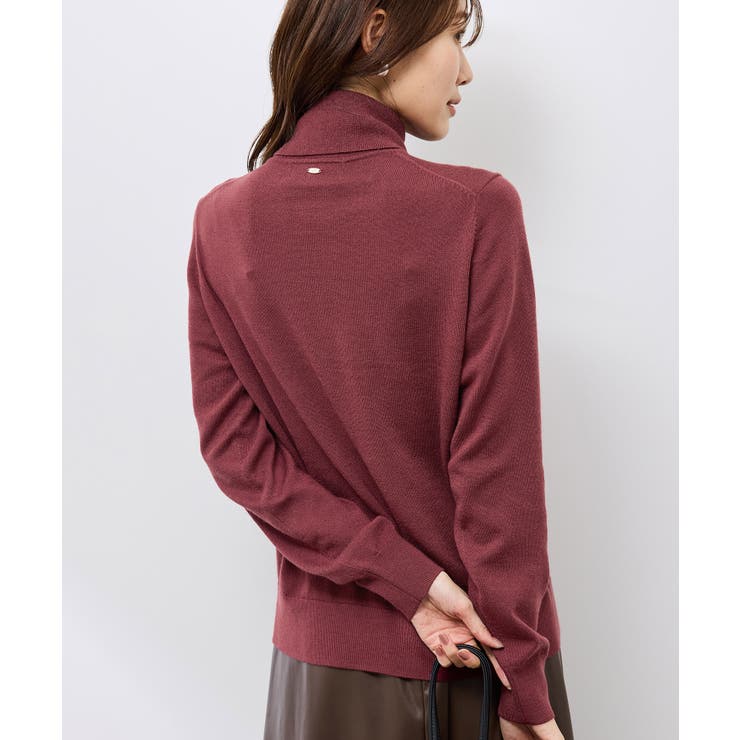 アンチピリング天竺タートルネックニットプルオーバー/イージーケア | ROPE' PICNIC | 詳細画像37 