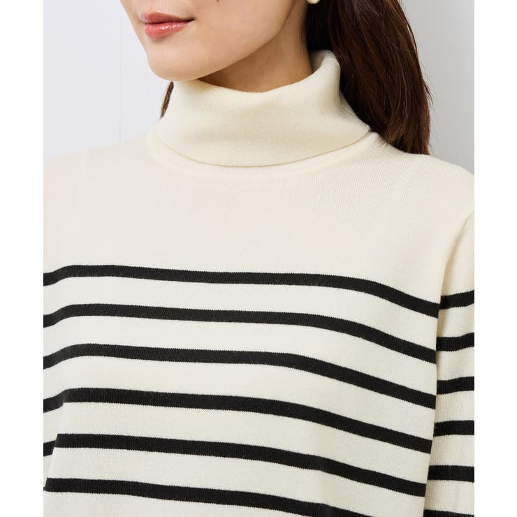 アンチピリング天竺タートルネックニットプルオーバー/イージーケア | ROPE' PICNIC | 詳細画像41 