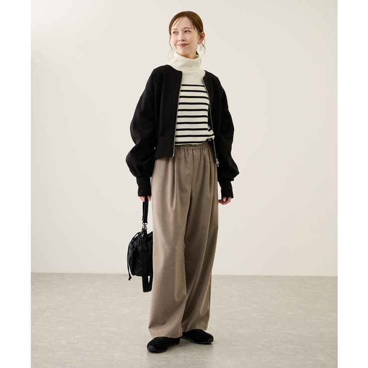 アンチピリング天竺タートルネックニットプルオーバー/イージーケア | ROPE' PICNIC | 詳細画像7 