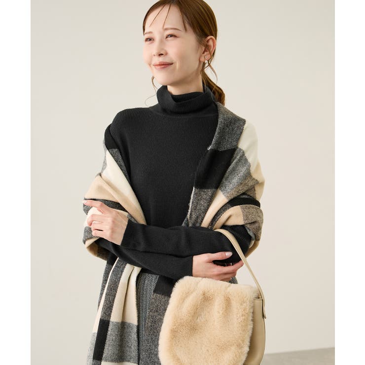 アンチピリングリブタートルニットプルオーバー/イージーケア | ROPE' PICNIC | 詳細画像10 