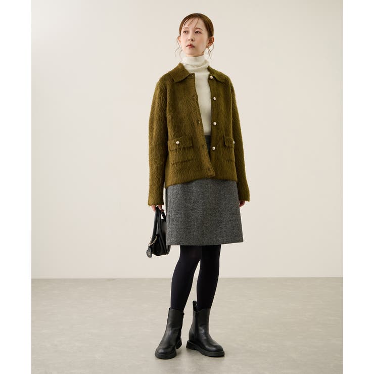 アンチピリングリブタートルニットプルオーバー/イージーケア | ROPE' PICNIC | 詳細画像13 