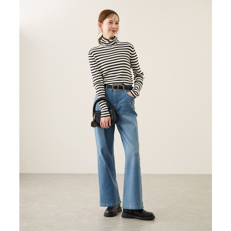 アンチピリングリブタートルニットプルオーバー/イージーケア | ROPE' PICNIC | 詳細画像16 